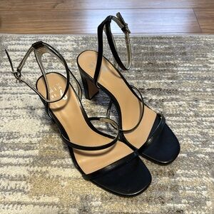 🟡SOLD🟡 Womens Size 8.5 Mix No.6 Black Open Toes Heels